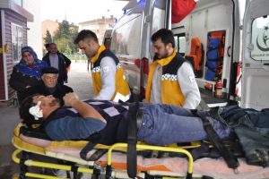Bursa'da inşaat iş&ccedil;isi gen&ccedil; d&uuml;şerek yaralandı!