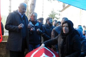 Ter&ouml;r kurbanı Gizem Akkaya, son yolculuğuna uğurlandı