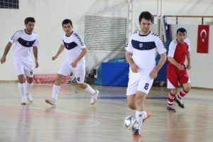 Kemer'de G&ouml;rme Engelliler Futsal m&uuml;sabakaları başladı