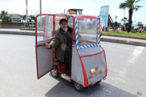 Karadeniz tarzı engelli aracı