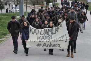 Kocaeli &Uuml;niversitesi'nde ter&ouml;r protestosu