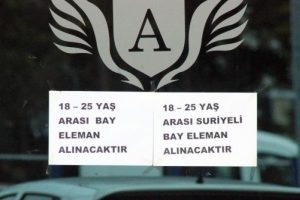 Kayseri'de şaşırtan 'Suriyeli Eleman' ilanı