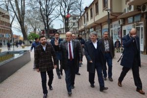 Bursa'da Başkan Sargın'dan esnaf ziyareti