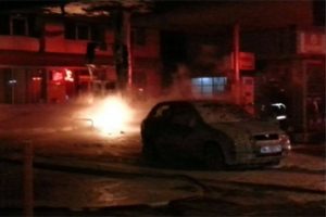 Akaryakıt istasyonunda korkutan yangın