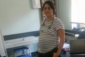 7 aylık hamile doktora darp