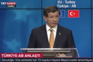 Davutoğlu PKK &ccedil;adırına izin veren Bel&ccedil;ika'ya sitem etti