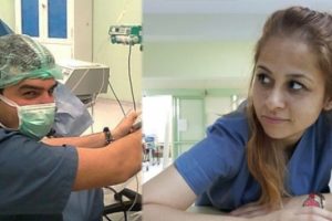 Gen&ccedil; doktorlar kaza yaptı: 1 &ouml;l&uuml;