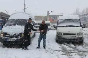 Başkale'de kar 34 mahalle yolunu kapattı