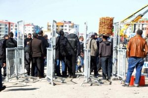 Diyarbakır nevruz kutlamasında sıkı g&uuml;venlik &ouml;nlemleri
