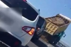 Kamyon şof&ouml;r&uuml;nden akılalmaz ka&ccedil;ış