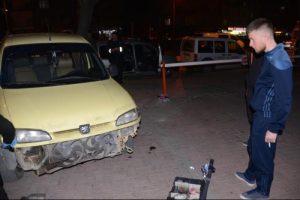 Tamponu &ccedil;alınan ara&ccedil; sahibi b&uuml;y&uuml;k şok yaşadı
