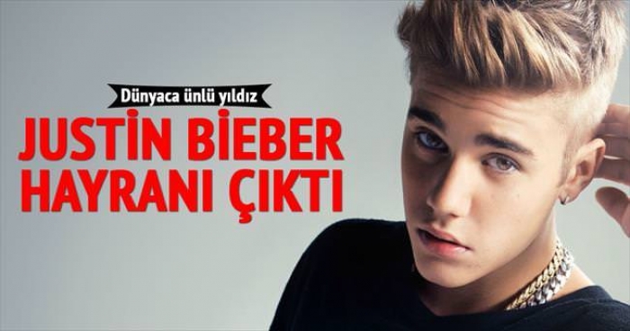 Justin hayranı &ccedil;ıktı...