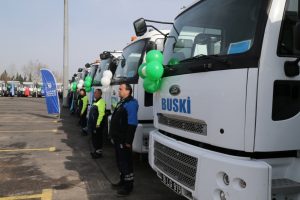 Bursa'da BUSKİ'nin makine parkı genişliyor