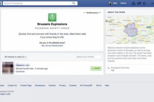 Br&uuml;ksel'deki saldırılardan sonra Facebook'a tepki