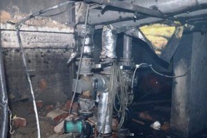 Kalorifer dairesinde kazan patladı: 4 yaralı