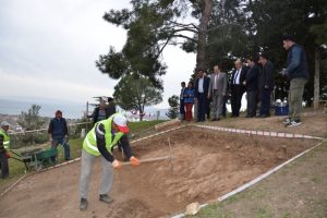 Bursa İznik'te "Bayraktepe Projesi" i&ccedil;in &ccedil;alışmalar başladı