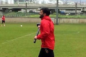 Karşıyaka'da bir garip antrenman