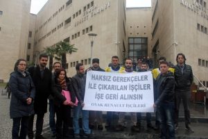 Bursa'da Renault iş&ccedil;ilerinin hukuk m&uuml;cadelesi