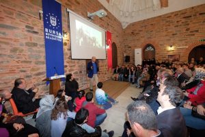 Talha Uğurluel, &Ccedil;anakkale Savaşı'nı Bursa'da anlattı