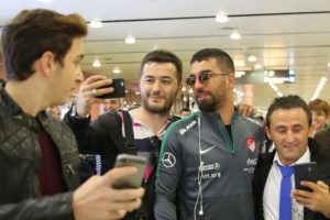Avusturya ile &ouml;zel ma&ccedil; yapacak A Milli Takım, Viyana'ya geldi