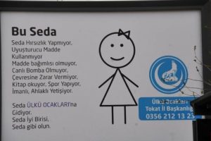 Tokat'ta &Uuml;lk&uuml; Ocakları'ndan ilgin&ccedil; afiş