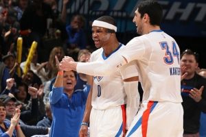 Thunder'ın serisi s&uuml;r&uuml;yor! Westbrook ise...