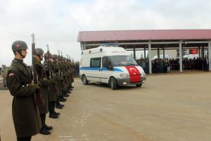 Şehit y&uuml;zbaşı i&ccedil;in t&ouml;ren d&uuml;zenlendi