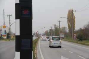 Edirne'de hız yapan yandı