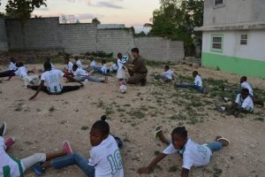 Haiti'de Ulu Şehir Bursa'yı tanıtıyor