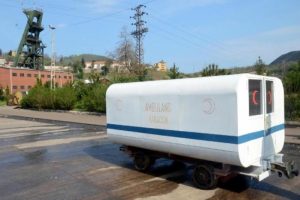 Yer altında 'ambulans vagon' hayat kurtaracak