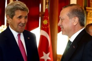 Cumhurbaşkanı Erdoğan, ABD Dışişleri Bakanı John Kerry ile biraraya geldi