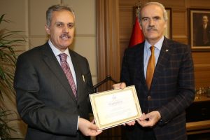 Milli Eğitim'den Altepe'ye teşekk&uuml;r belgesi