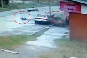 Otomobilden b&ouml;yle u&ccedil;tular