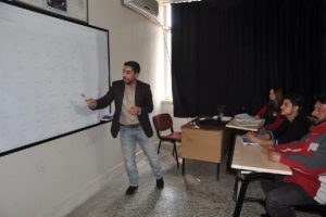 Reyhanlı'da Suriyelilere T&uuml;rk&ccedil;e dersi