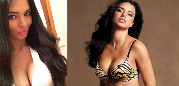 Adriana pozuyla dalga ge&ccedil;tiler!