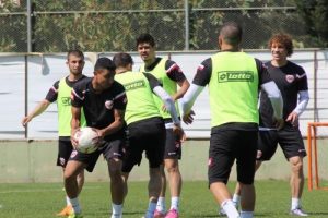Adanaspor şut &ccedil;alıştı