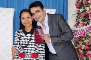 Facebook'tan tanıştığı Filipinli kızla Konya'da evlendi