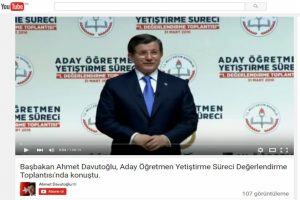 Davutoğlu, Youtube'dan ilk videosunu yayınladı