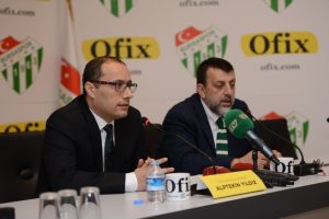 Bursaspor, Ofix.com ile sponsorluk anlaşması imzaladı