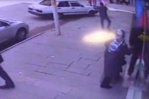 Pompalı saldırgan kamerada