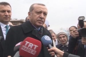 Erdoğan Azerbaycan televizyonuna konuştu