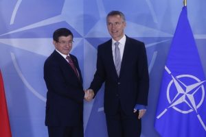 Davutoğlu Stoltenberg ile g&ouml;r&uuml;şt&uuml;