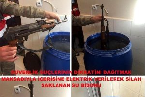 Bismil'de evin banyosunda kaleşnikof t&uuml;fek bulundu