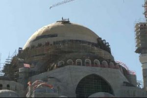 &Ccedil;amlıca Camisi inşaatındaki iş&ccedil;i eylemi sona erdi
