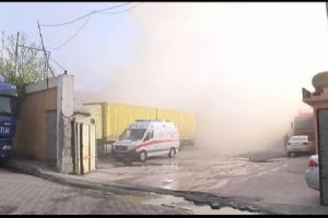 &Uuml;t&uuml; masası fabrikasında yangın