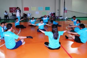 Oturarak Voleybol Takımı lige hazırlanıyor