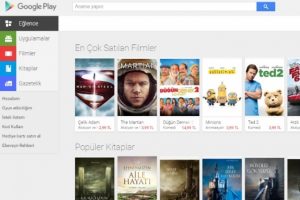 Google Play Filmler T&uuml;rkiye'de