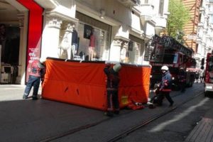 İstiklal Caddesi'nde hareketli dakikalar