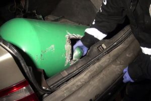 LPG tankından uyuşturucu &ccedil;ıktı!