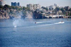 Antalya'da denizde kurtarma tatbikatı